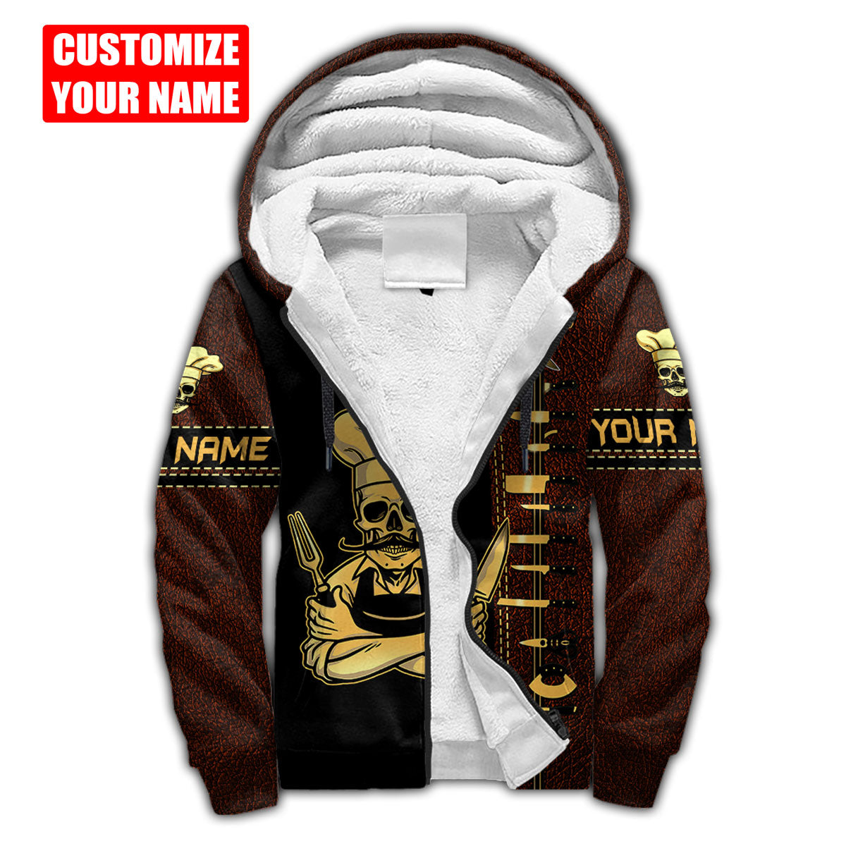 Custom Name Master Chef 3D All Over Printed Unisex Shirts