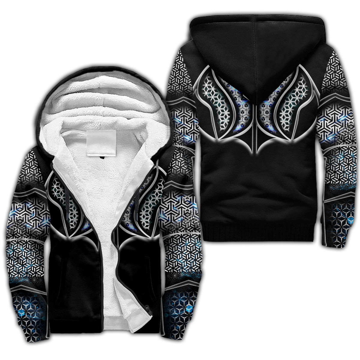 Premium Unisex Geometric Hoodie ML MH15032104