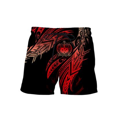Amazing Samoa Polynesian 3D Tattoo Unisex Deluxe Hoodie ML