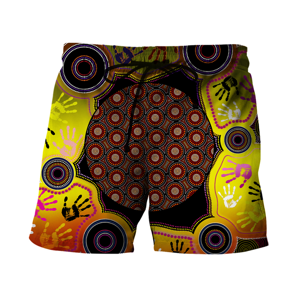 Aboriginal Indigenous Circle Dot Painting Hand Art Shirt For Men And Women