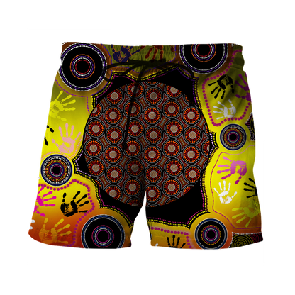 Aboriginal Indigenous Circle Dot Painting Hand Art Shirt For Men And Women