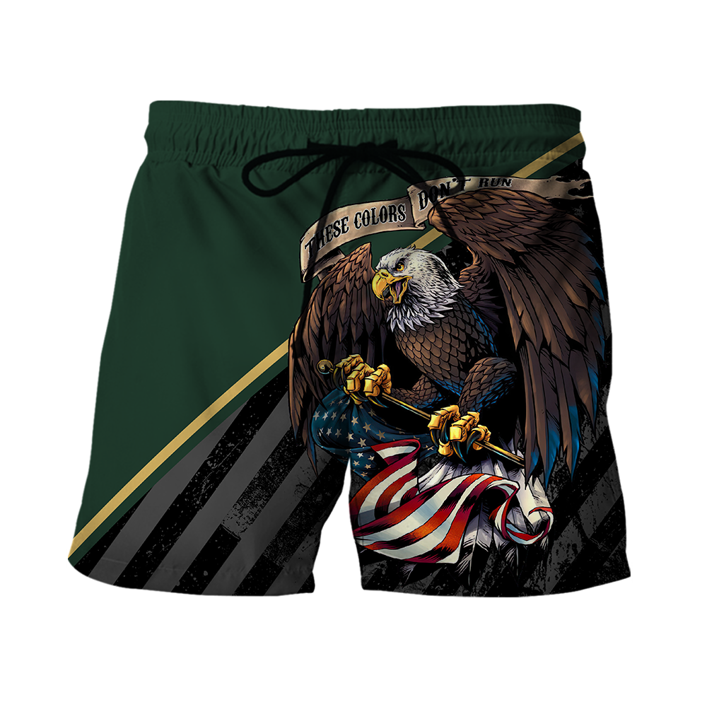 US Veteran Army Green 3D All Over Printed Shirts For Men And Women