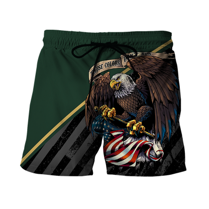 US Veteran Army Green 3D All Over Printed Shirts For Men And Women