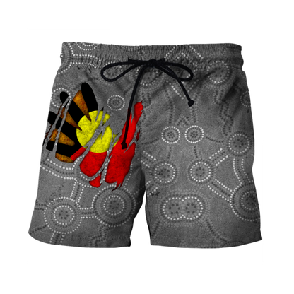 Aboriginal Australia In my heart 3D printed summer shirts