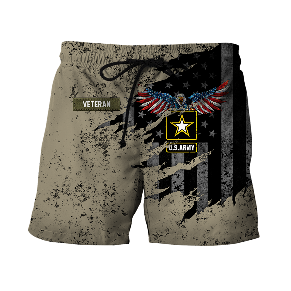 Veteran US Army Eagle in my heart 3D shirts for men and women