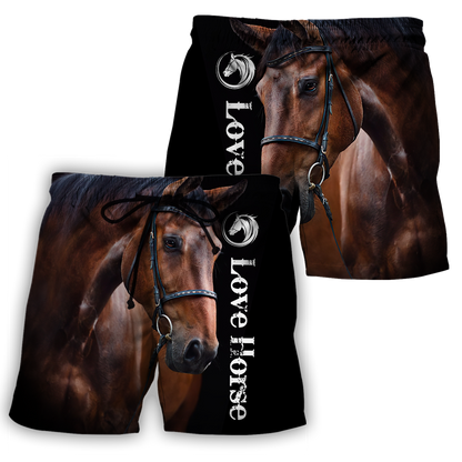 Love Horse 3D All Over Printed Shirts For Men And Women TR2005204 - Amaze Style™-Apparel