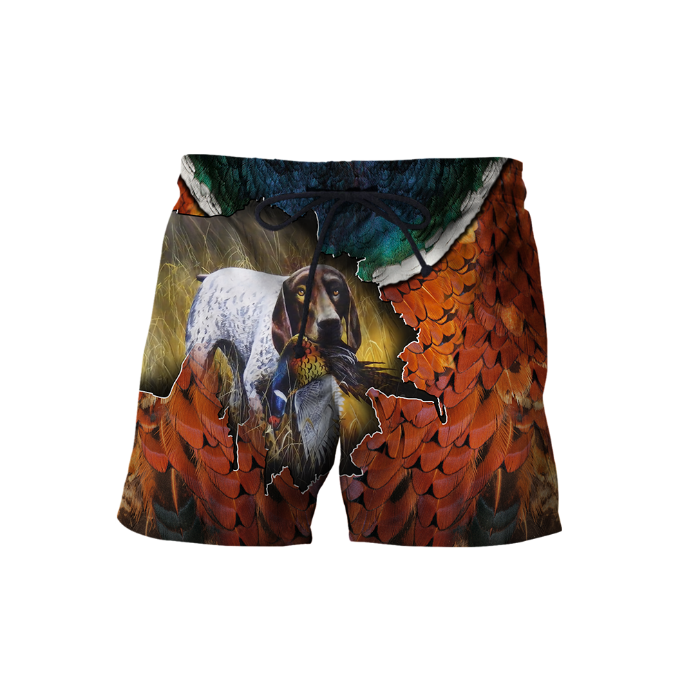 Pheasant GSP Hunting 3D All Over Printed Shirts For Men And Women AZ100102-Apparel-MP-Shorts-S-Vibe Cosy™