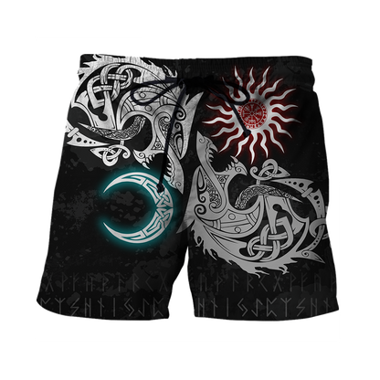 Mythical Norse Wolves 3D All Over Printed Hoodie TR2309201