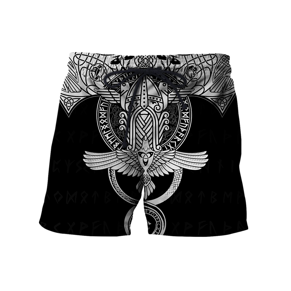 Raven Of Odin All Over Printed AM161001-Apparel-HP Arts-Shorts-S-Vibe Cosy™