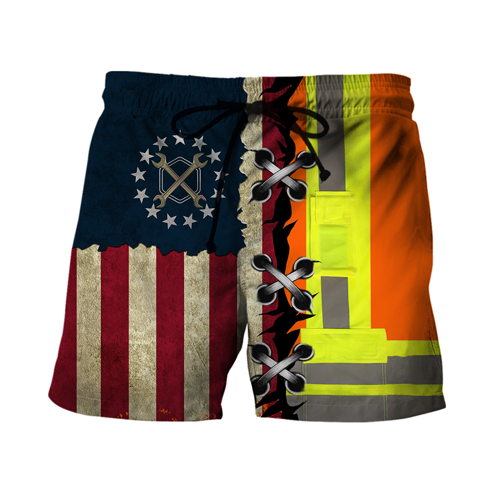 Personalized Mechanic American Flag Hoodie Shirt for Men and Women TR0710201