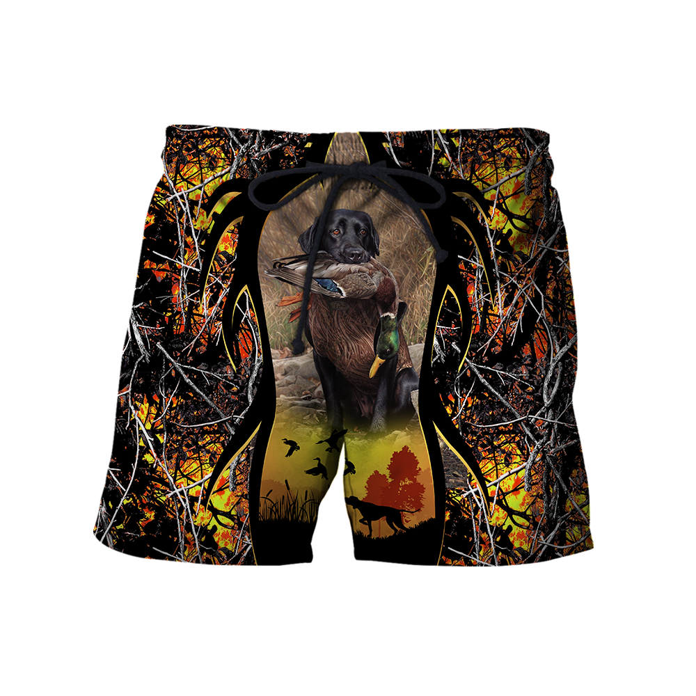 Mallard Duck Hunting 3D All Over Printed Shirts for Men and Women AM161101-Apparel-TT-Shorts-S-Vibe Cosy™