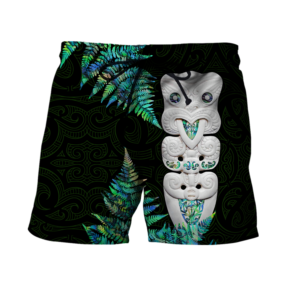 Hei Taiaha Maori Warriors Silver Fern Paua Shell Unisex Shirts