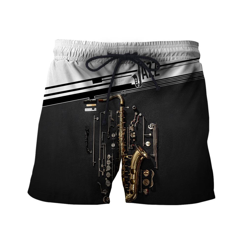 Saxophon music 3d hoodie full for men and women HG HAC21202-Apparel-HG-Shorts-S-Vibe Cosy™