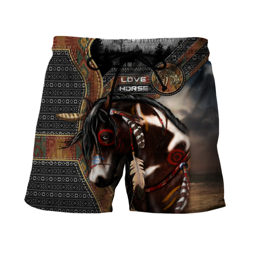 Native Horse 3D All Over Printed Hoodie For Men And Women TR1311206ND
