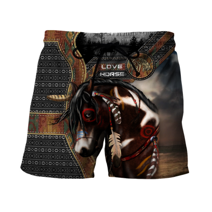 Native Horse 3D All Over Printed Hoodie For Men And Women TR1311206ND