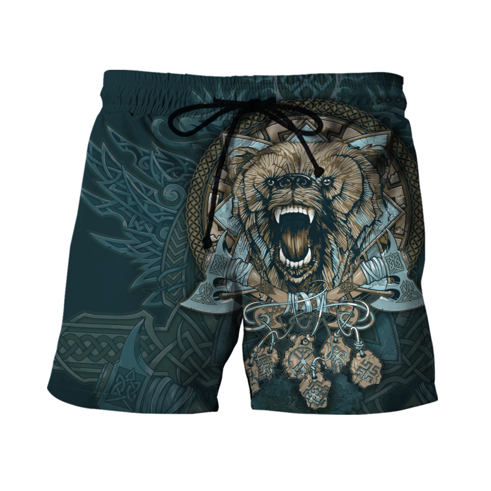 3D All Over Printed Bear Tribal Tattoo TR2910207PT