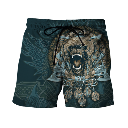 3D All Over Printed Bear Tribal Tattoo TR2910207PT