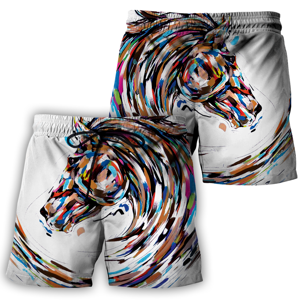 Love Beautiful Horse 3D All Over Printed Shirts For Men And Women TR1605202S-Apparel-MP-Short-S-Vibe Cosy™