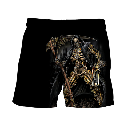 Grim reaper 3D All Over Printed Shirts and short for Men and Women PL
