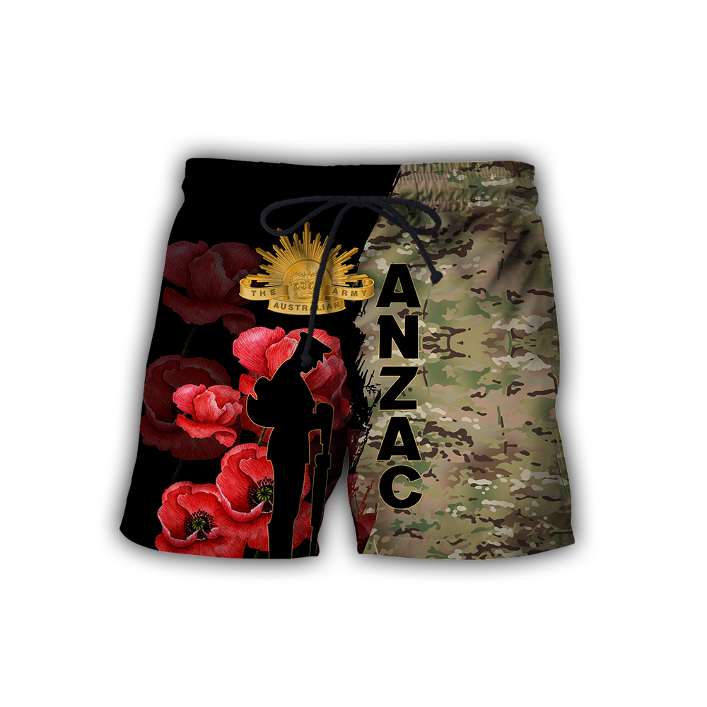 Premium Anzac Day Camo 3D Printed Unisex Shirts TN NTN08042101