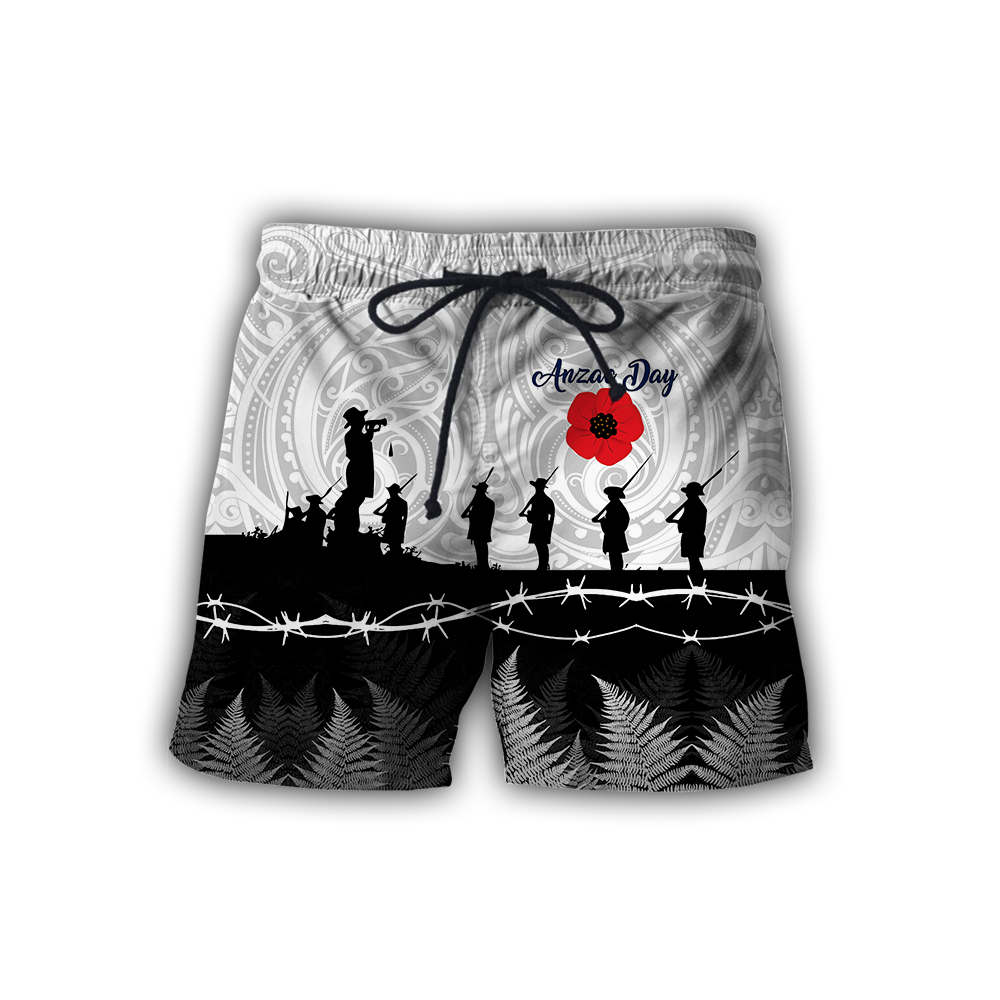 Premium Anzac Day New Zealand Maori Tattoo 3D Printed Unisex Shirts TN