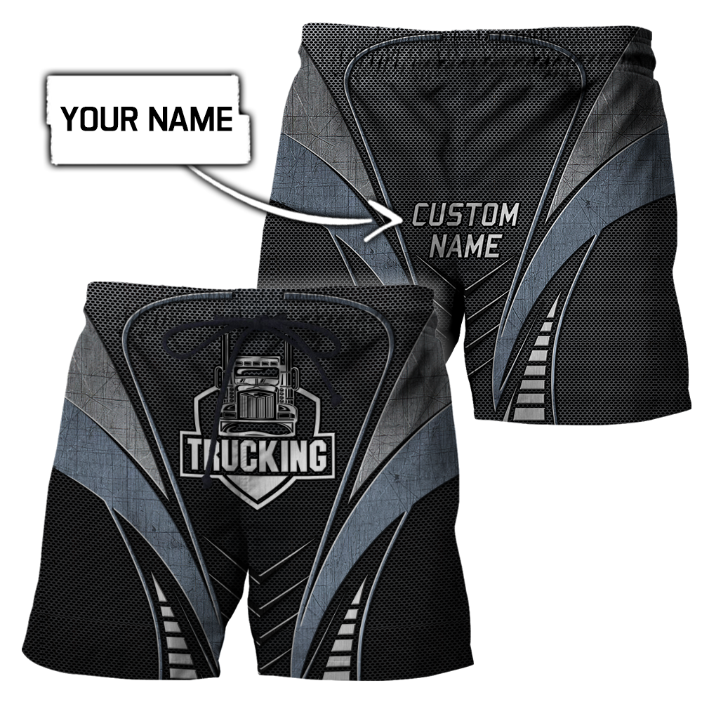 Personalized Premium Trucker Metal 3D Printed Unisex Shirts TN