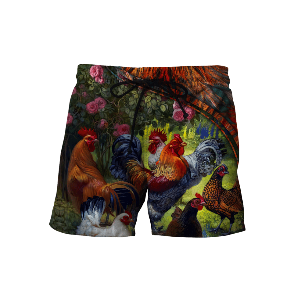 Farm Rooster 3D Printed Unisex Shirts HHT15042104