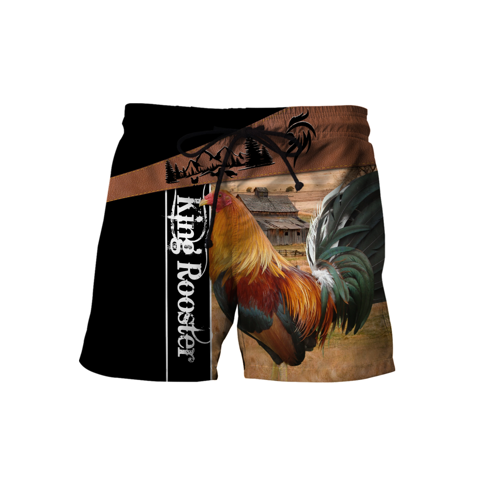 Personalized King Rooster 3D Printed Unisex Shirts SN27042103