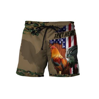 Personalized Rooster 3D Printed Unisex Shirts SN14052104