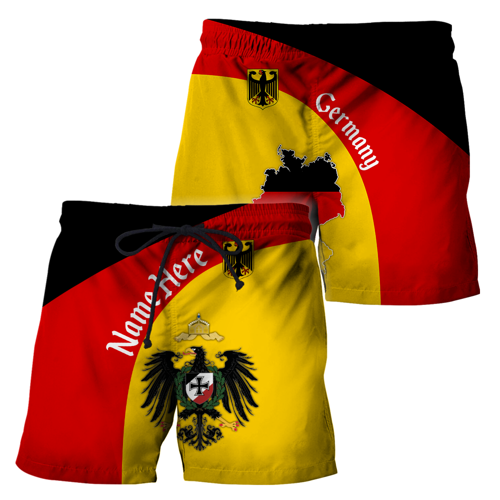 Personalized Name Germany 3D All Over Printed Unisex Shirts