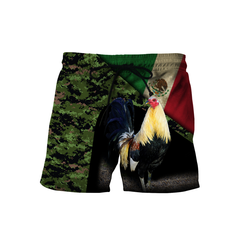 Rooster Mexico 3D All Over Printed Hoodie