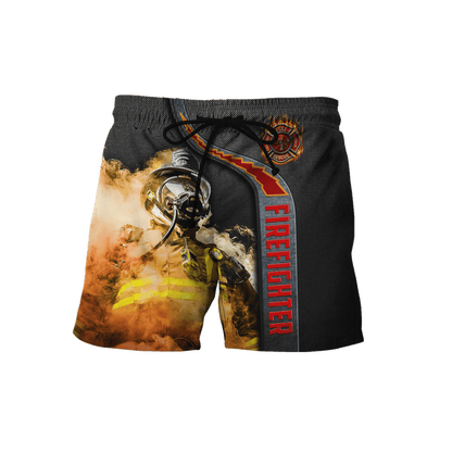 Customize Name Firefighter 3D All Over Printed Unisex Shirts