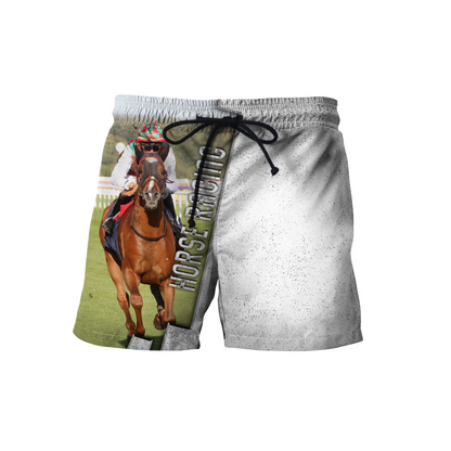Racing Horse 3D All Over Printed Unisex Shirts