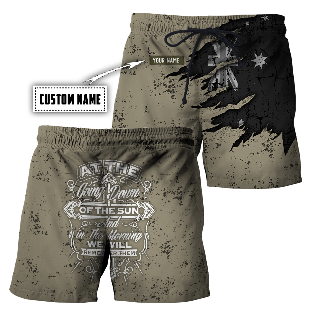 Custom name Australian Army Camo 3D Design Print Shirts