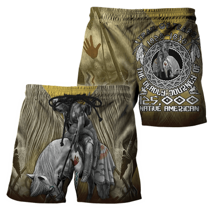 The Deadly Journey Of Native American 3D All Over Printed Unisex Shirt