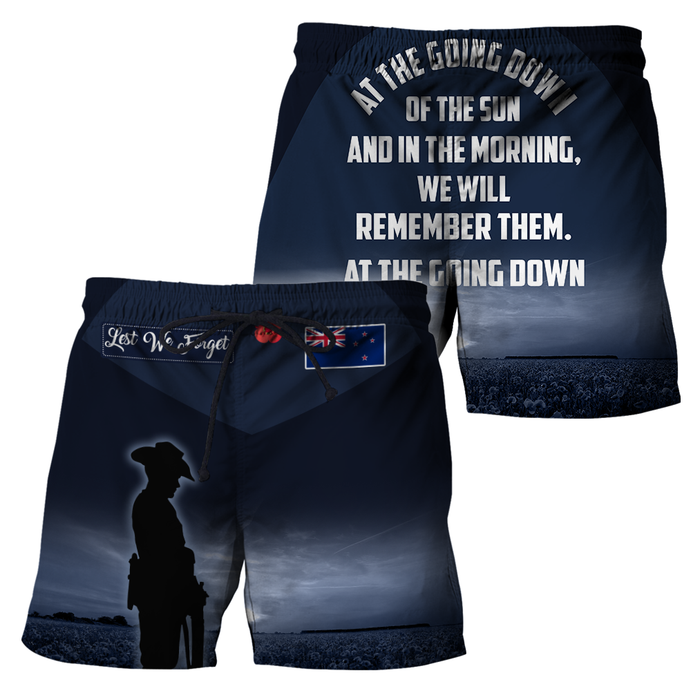 Premium Lest We Forget New Zealand Veteran 3D All Over Printed