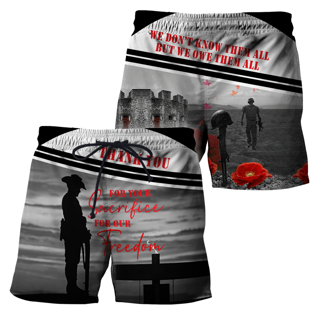 Premium Lest We Forget New Zealand Veteran 3D All Over Printed