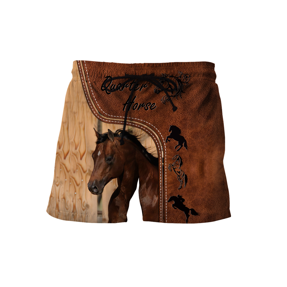 Personalized Name American Quarter Horse 3D All Over Printed Unisex Shirts