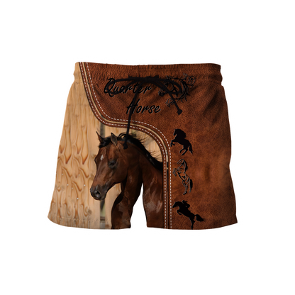 Personalized Name American Quarter Horse 3D All Over Printed Unisex Shirts
