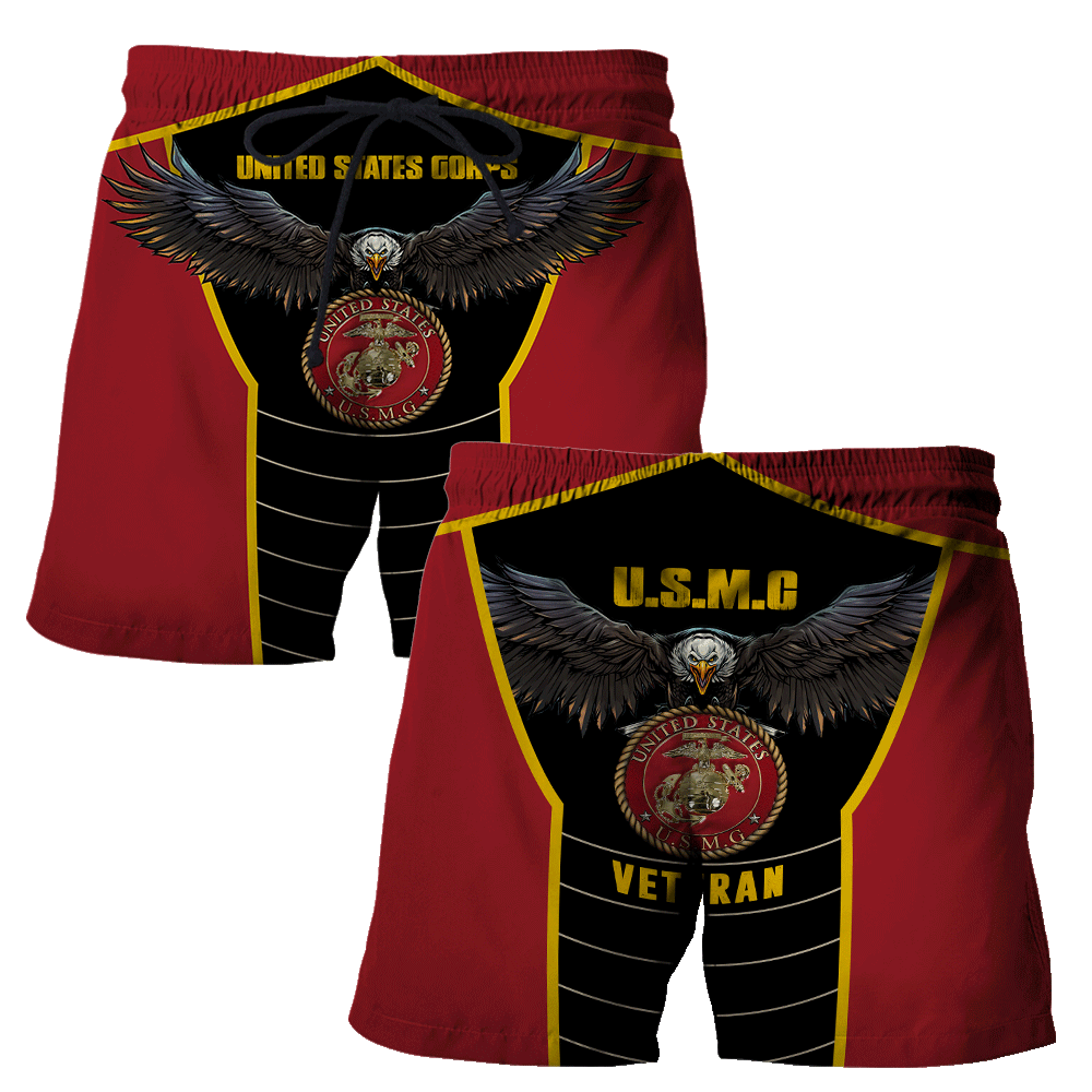 U.S Marine Corps veteran Eagle Pride design 3d print shirts Proud Military