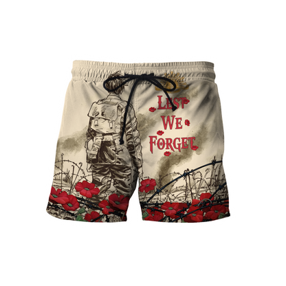 Premium Unisex Hoodie Poppy Flower Lest We Forget Anzac Day ML