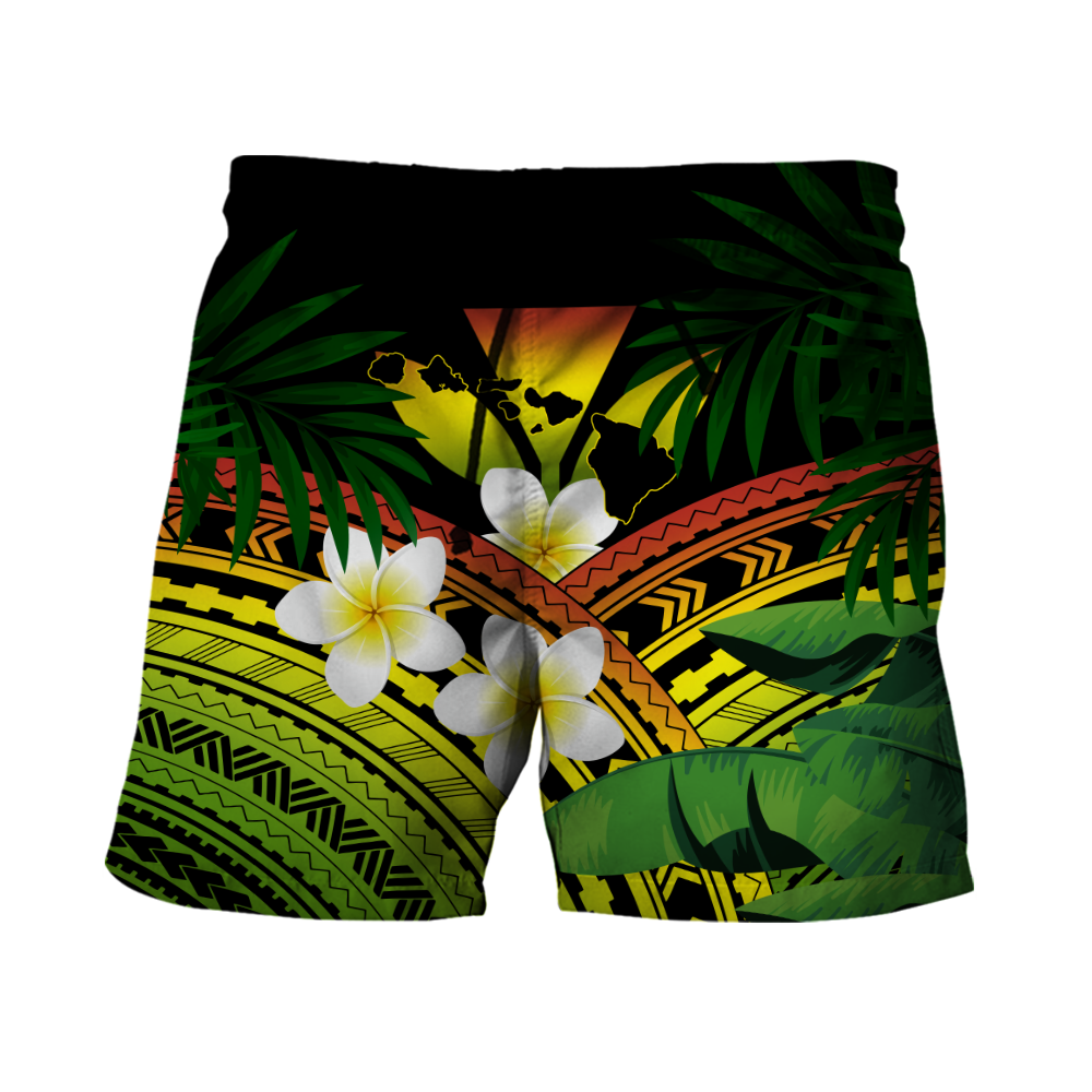 Polynesian Habiscus Kanaka Hawaii 3D Unisex Hoodie
