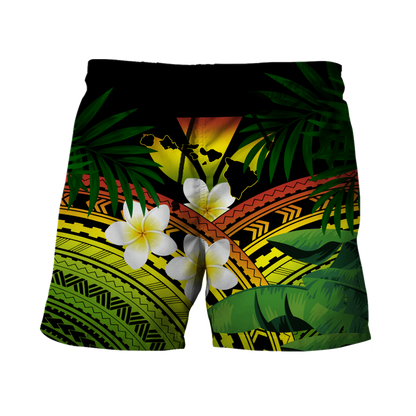 Polynesian Habiscus Kanaka Hawaii 3D Unisex Hoodie