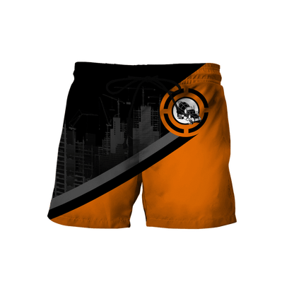 Concrete Finisher Orange Mixer Custom name 3D printed shirts