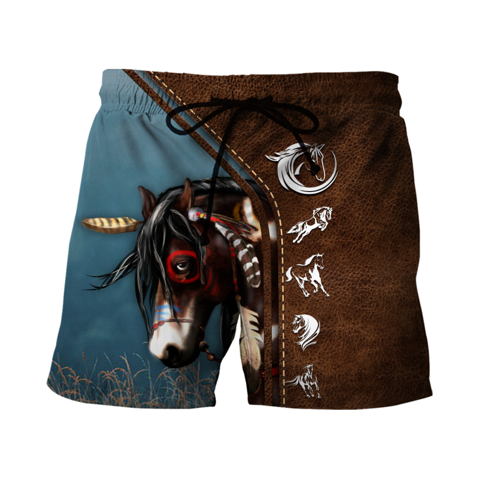 Native Horse American Paint Horse 3D All Over Printed Shirts For Men And Women TR1911201ND
