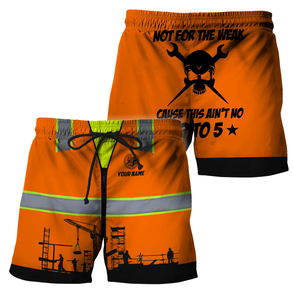 Premium Personalized Name Iron Worker 3D All Over Printed Unisex Shirt