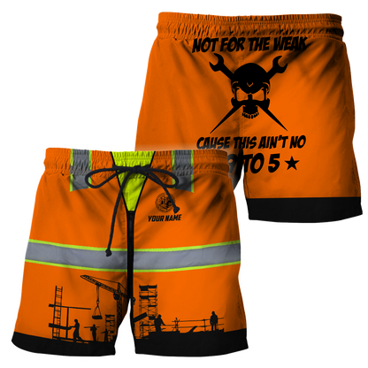 Premium Personalized Name Iron Worker 3D All Over Printed Unisex Shirt