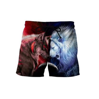 Wolf and Lion 3D All Over Printed Shirts For Men and Women