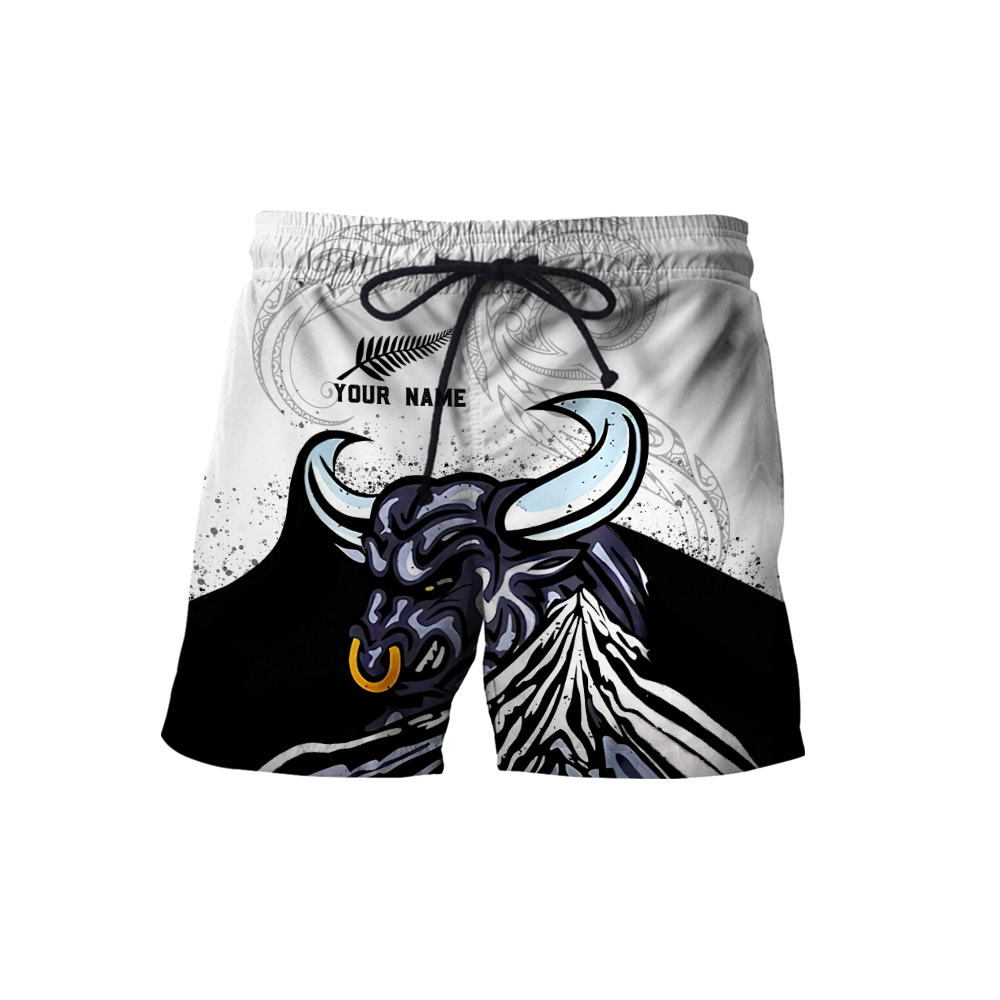 Personalized Name Bull Riding 3D All Over Printed Unisex Shirts Maori Pattern