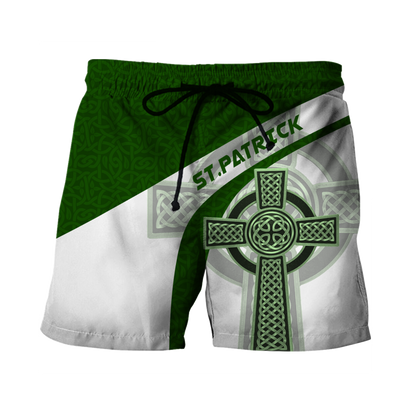 Irish Celtic Knot Cross St.Patrick day 3D Design print shirts